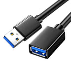 5Gbps USB 3.0 Extension Cable Male To Female USB A Extender Cable for PC Hard Drive Computer Laptop Smart TV Hard Drive Camera