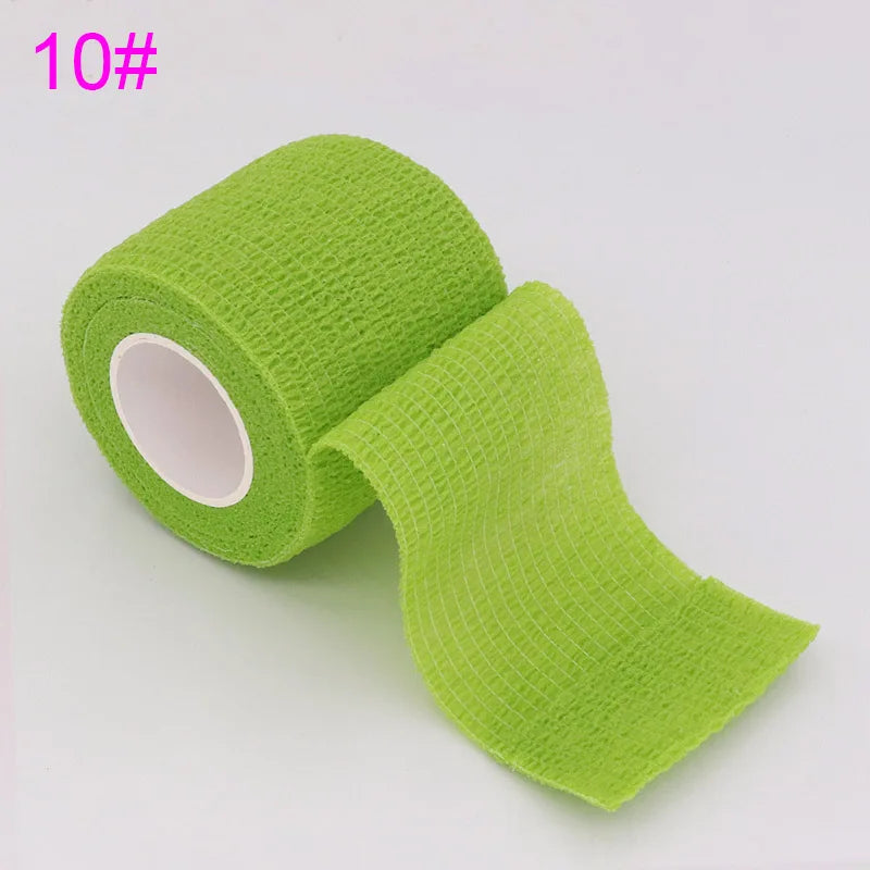 COYOCO Colorful Self Adhesive Elastic Bandage 4.8m Sports Wrap Tape For Knee Support Pads Finger Ankle Palm Pet Tattoo Wrist