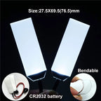 Flexible Bendable DIY LED Light Eyes Kits for Iron Man Halloween Helmet Mask Eye Light Cosplay Accessories Can Cropped Props