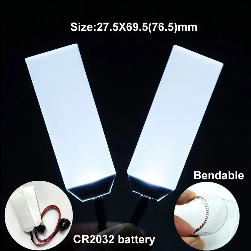 Flexible Bendable DIY LED Light Eyes Kits for Iron Man Halloween Helmet Mask Eye Light Cosplay Accessories Can Cropped Props