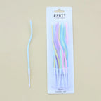 12/48pcs/1case Birthday Candles Spiral Cake Candles Long Thin Cake Candles For Wedding Party And Cake Decoration