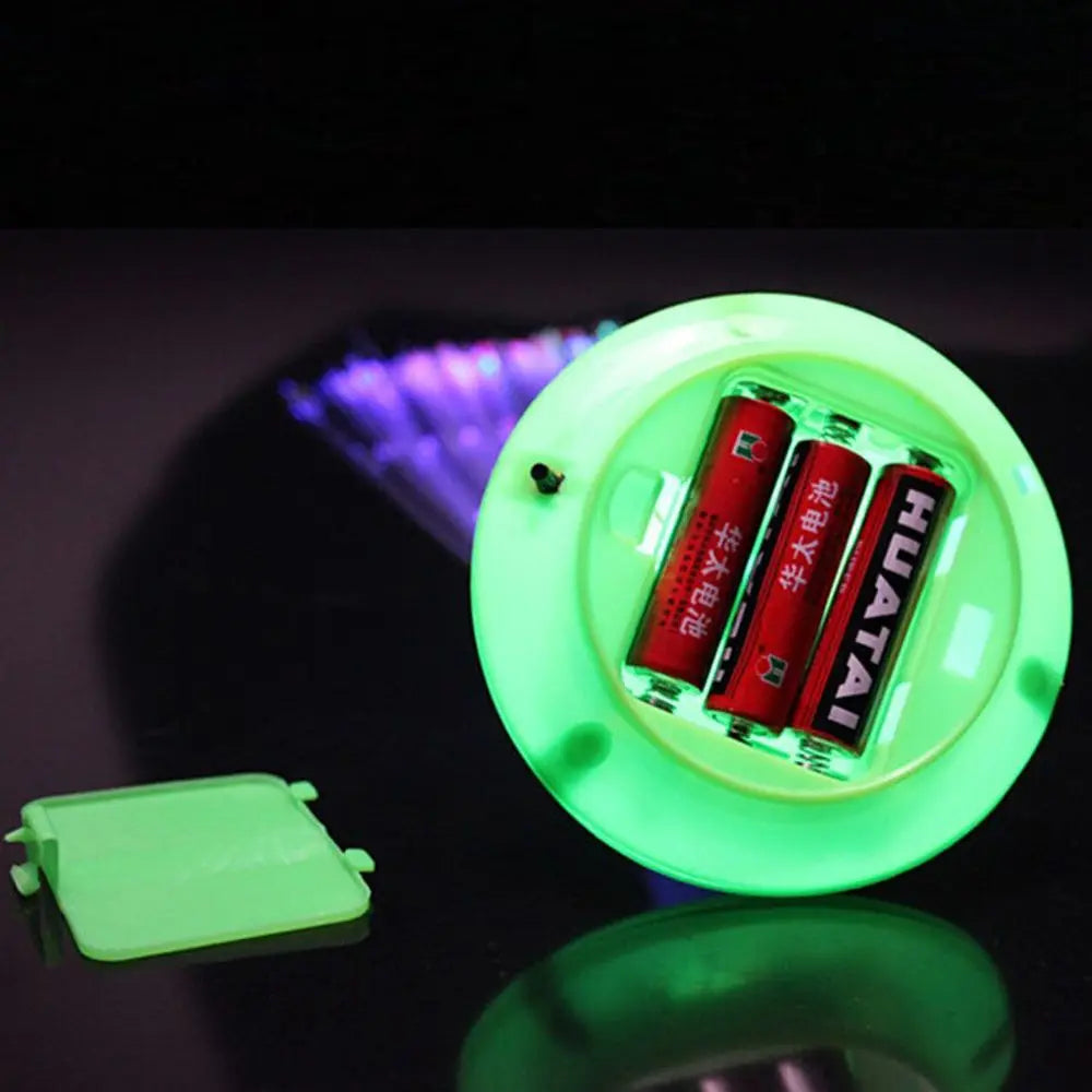 Flashing Home Decor Nighting Lighting Lamps Night Lamp LED Fiber Optic Light Christmas Decoration Multicolor