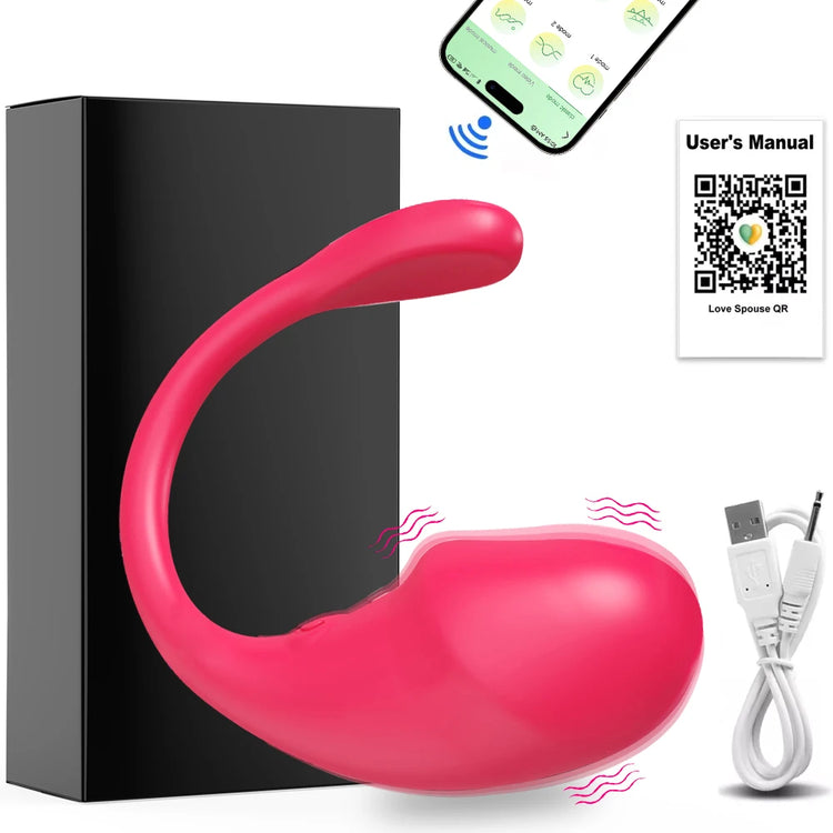 Wireless Bluetooth G Spot Vibrator for Women Dildo APP Remote Control Wear Vibrating Egg Clit Female Panties Sex Toys for Adults