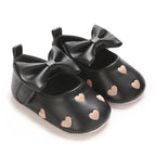 0-1Year Baby Shoes Infant Pre-Walker Shoes Girls Princess Bow Shoes Cute Breathable Flower Soft Sole Casual Sports Footwear