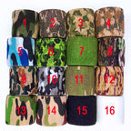 1 Roll U Pick 4.5m*5cm Waterproof Outdoor Camo Hiking Camping Hunting Camouflage Stealth Tape Wraps