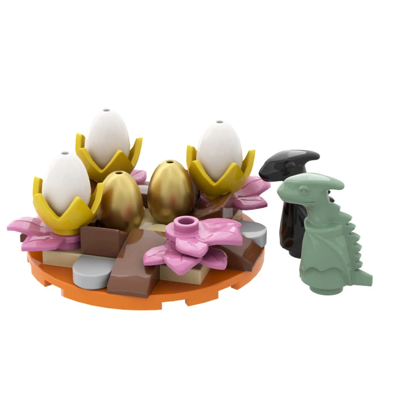 Jurassic Dinosaur Nest Baby Building Blocks Toys Collection Souvenir Gift Birthday Jurassic Rex Raptor