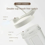 Portable Electric Protein Shaker Bottle USB Rechargeable Shaker Bottle Multipurpose 450ml Mixer Cups for Fitness Workout