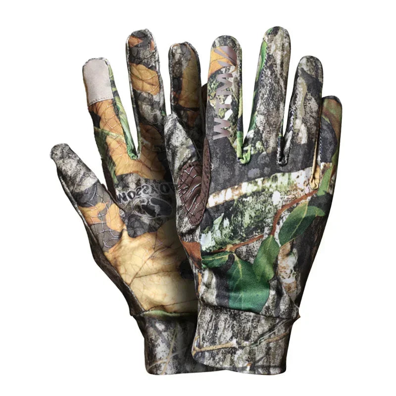 Hunting Full Finger Gloves Tactical Bionic Gloves Gear Outdoor Touch Screen Airsoft Shooting Fishing Camo Gloves