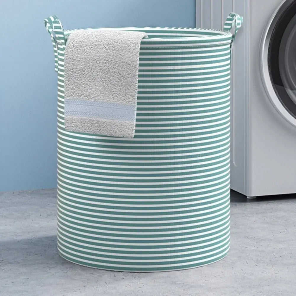 Foldable Laundry Basket Large Capacity Dirty Clothes Storage Bag Cotton and Linen Household Sundries Children Toys Organizers