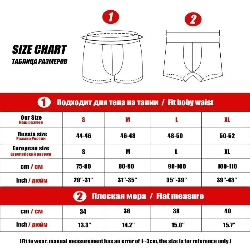 3PCS Cotton Soft Aloe Pants Breathable Comfortable Men's Underwear Home Leisure Loose Men's Panties Soft Seamless Boxer Briefs