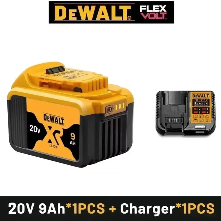 100%Original Dewalt Battery 20V 6Ah 9Ah Tool Battery DCB206 DCB205 DCB200 DCF887 DCG405 DCD791 DCF922 DCF850 DCD805 tool battery