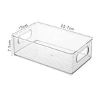 Acrylic Transparent Desktop Organizer Box Cosmetics Plastic Dormitory Household Facial Mask Skin Refrigerated