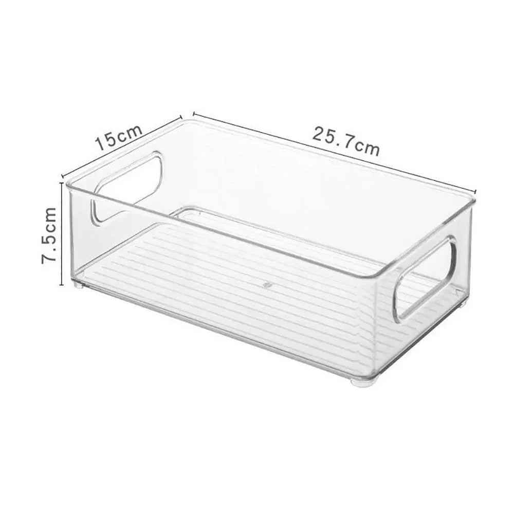 Acrylic Transparent Desktop Organizer Box Cosmetics Plastic Dormitory Household Facial Mask Skin Refrigerated