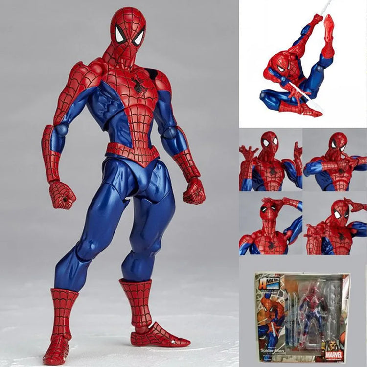 Spiderman Yamaguchi Style No.002 Reissue Articulated Movable Action Figure Boxed Collectible Model Desktop Display Ornament Gift