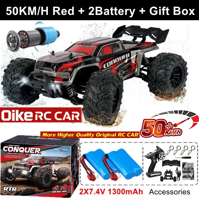 Oike 4WD RC Auto 40KM/H 50KM/H 80KM/H High Speed Drift Racing Climbing Remote Control Car Truck 4X4 All Terrain Off Road Buggy