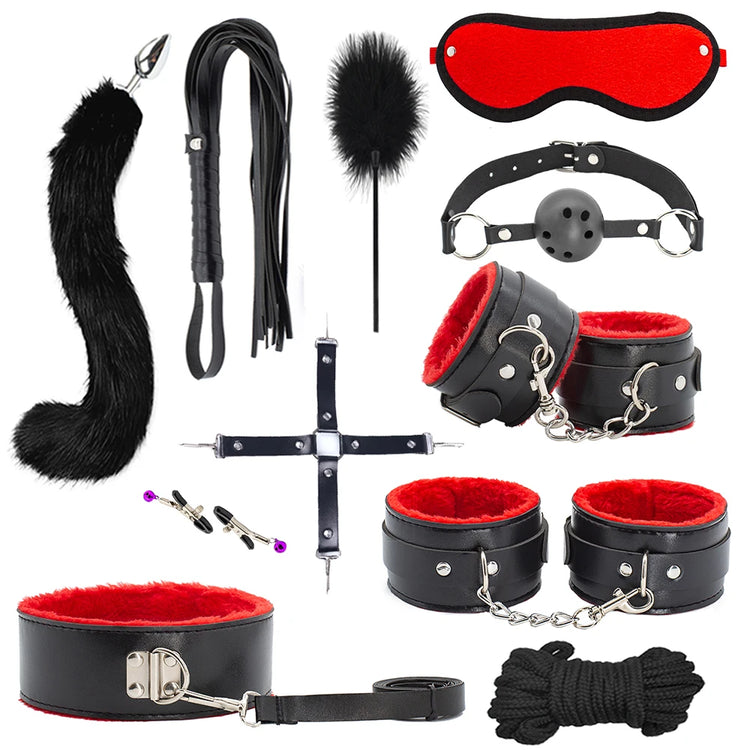 Sex toys for women BDSM sexual couples kit Adult Sexy Toys sexyshop erotic accessories handcuffs for session Anal plug sex game