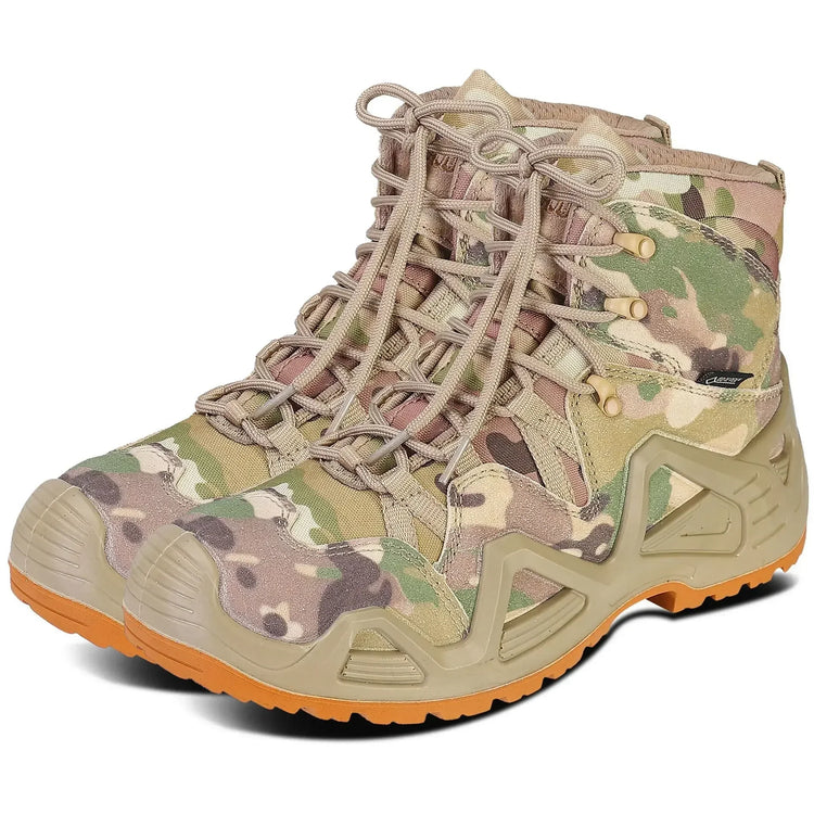 Outdoor Hiking Boots Men's Lace Up Breathable Training Tactical Hiking Desert Boots Plus Size Shoes Botas Militares Masculinas