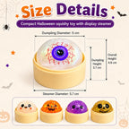 5CM Halloween Realistic Bao Squishy Toy Dumpling Slow Rising Squeeze Fidget Sensory Stress Relief Tactile Novelty Gift Box Set