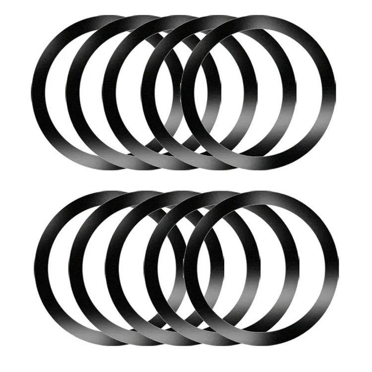 2024 Stainless Steel Universal Magnetic Metal Plate Ring For Magsafe Wireless Charger Iron Sheet Sticker Magnet Car Phone Holder