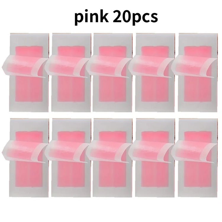 Professional Warning Tapes For Summer Hair Removal, Double Face Cold Warning Paper For Legs, Body, Face,6 Sticks, 10/20 Sticks