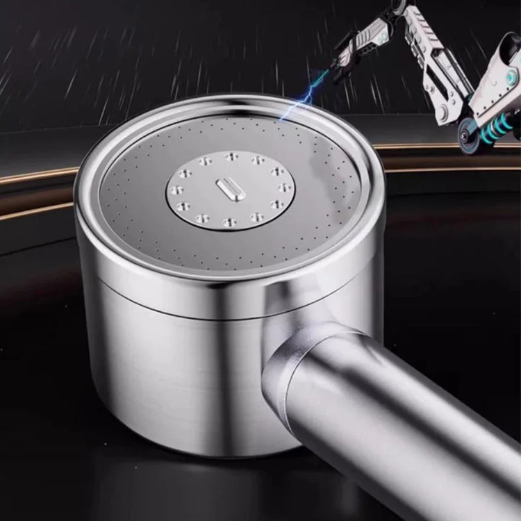 304 Stainless Steel Filter Pressure-Boosting Adjustable Handheld Showerhead Household Bathroom Shower Set Three-Speed Showerhead