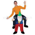 2023 New Animal Doll Prosthetic Leg Pants Halloween Spoof Costume Magic Back Pants