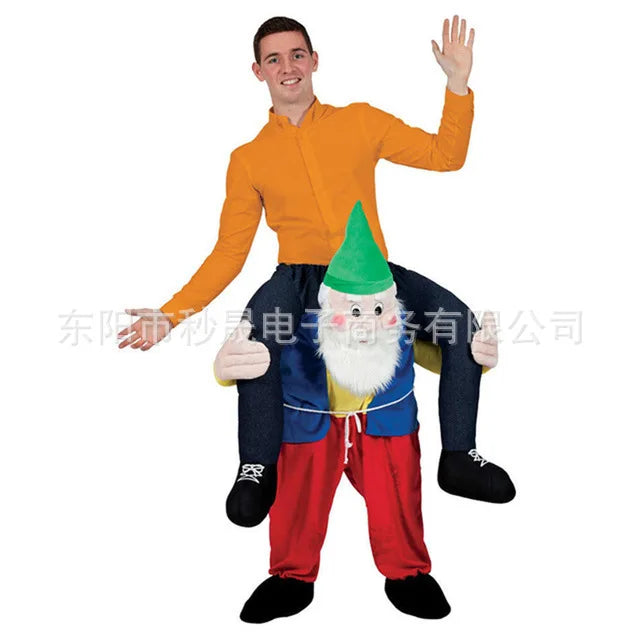 2023 New Animal Doll Prosthetic Leg Pants Halloween Spoof Costume Magic Back Pants