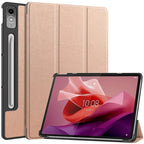 For Lenovo tab P12 12.7 2023 Case Magnetic Tri-Folding PU Leather Stand Tablet Cover for Xiaoxin Pad Pro 12.7 12 7 inch TB371FC