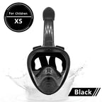 Underwater Scuba Anti Fog Full Face Diving Mask Snorkeling Respiratory Masks Safe Waterproof Swimming Equipment for Adult Kids