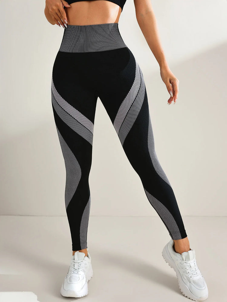 Women's Seamless Yoga Leggings Tummy Control High Waist Soft Stretchy Breathable Scrunch Butt Lifting Gym Workout Pants