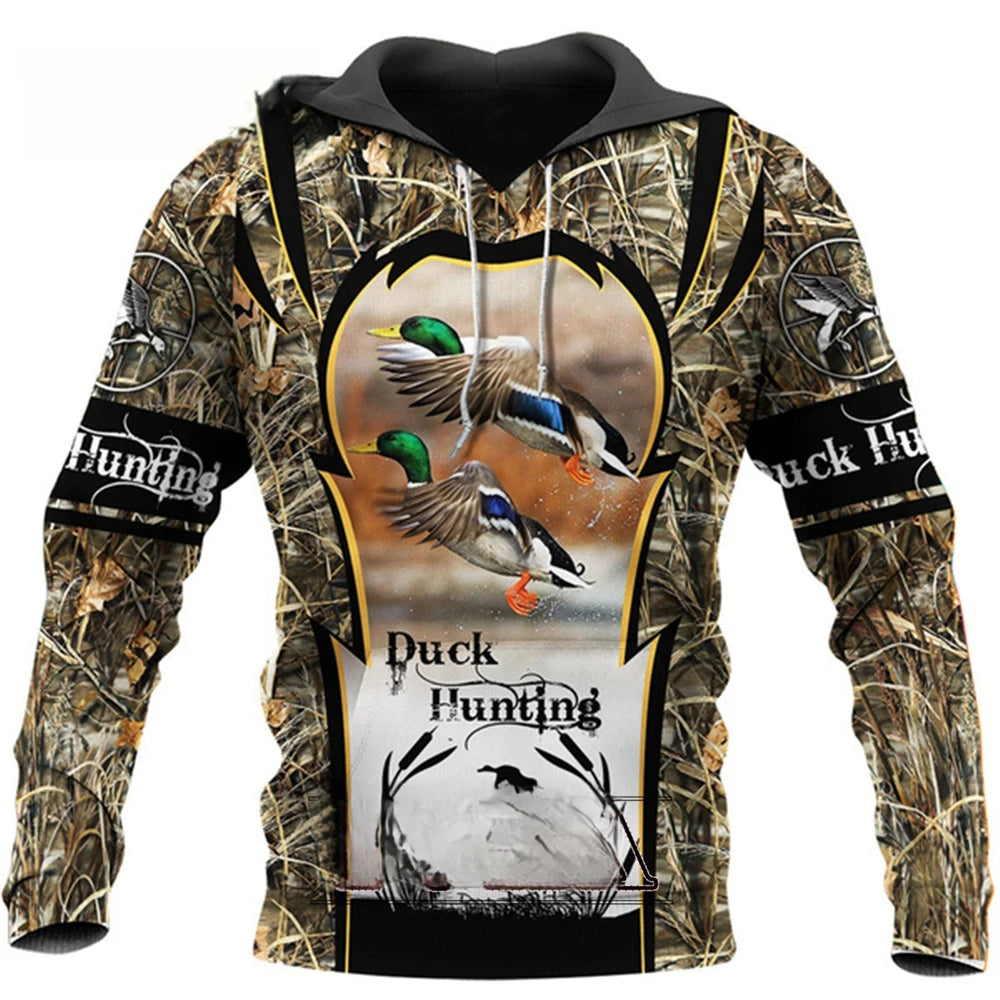 2024 Four Seasons Maple Leaf Camouflage 3D Sports Shirt Men's Fishing Outdoor Camping Hunting Clothing Jacket Men's Hoodie