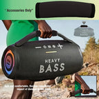 JBi Subwoofer Handheld Wristband Black Fabric Durable Comfortable Suitable for Car Audio Easter Christmas Gift