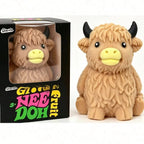 NEEDOH Mountain-Cow Squeeze Squishy Toy Slow-Rise Soft-Flour Feel Non-Stick Lightweight Calming Odor-Free Pliable Calming Fidget
