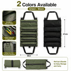 Heavy Duty Roll Up Tool Bag, Oxford Fabric Multi Tool Organizer for Mechanics Electricians Carpenters, Garage Storage