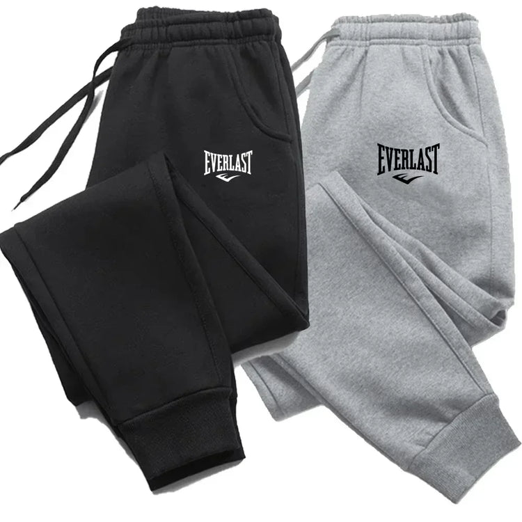 New Printed Pants Autumn EVERLAST Men/Women Running Pants Joggers Sweatpant Sport Casual Trousers Fitness Gym Breathable Pants