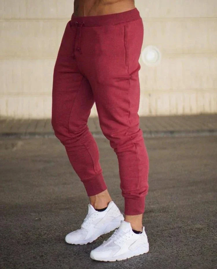 Autumn Winter New Jogging Pants Men Sport Sweatpants Running Pants Men Joggers Cotton Trackpants Slim Fit Bodybuilding Trouser