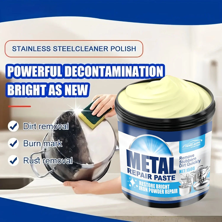 Heavy Oil Cleaning Cream Cookware Remover Pot Bottom Scale Polishing Oven Grease Dirt Cleaning Kitchen Cleaning Paste 150g