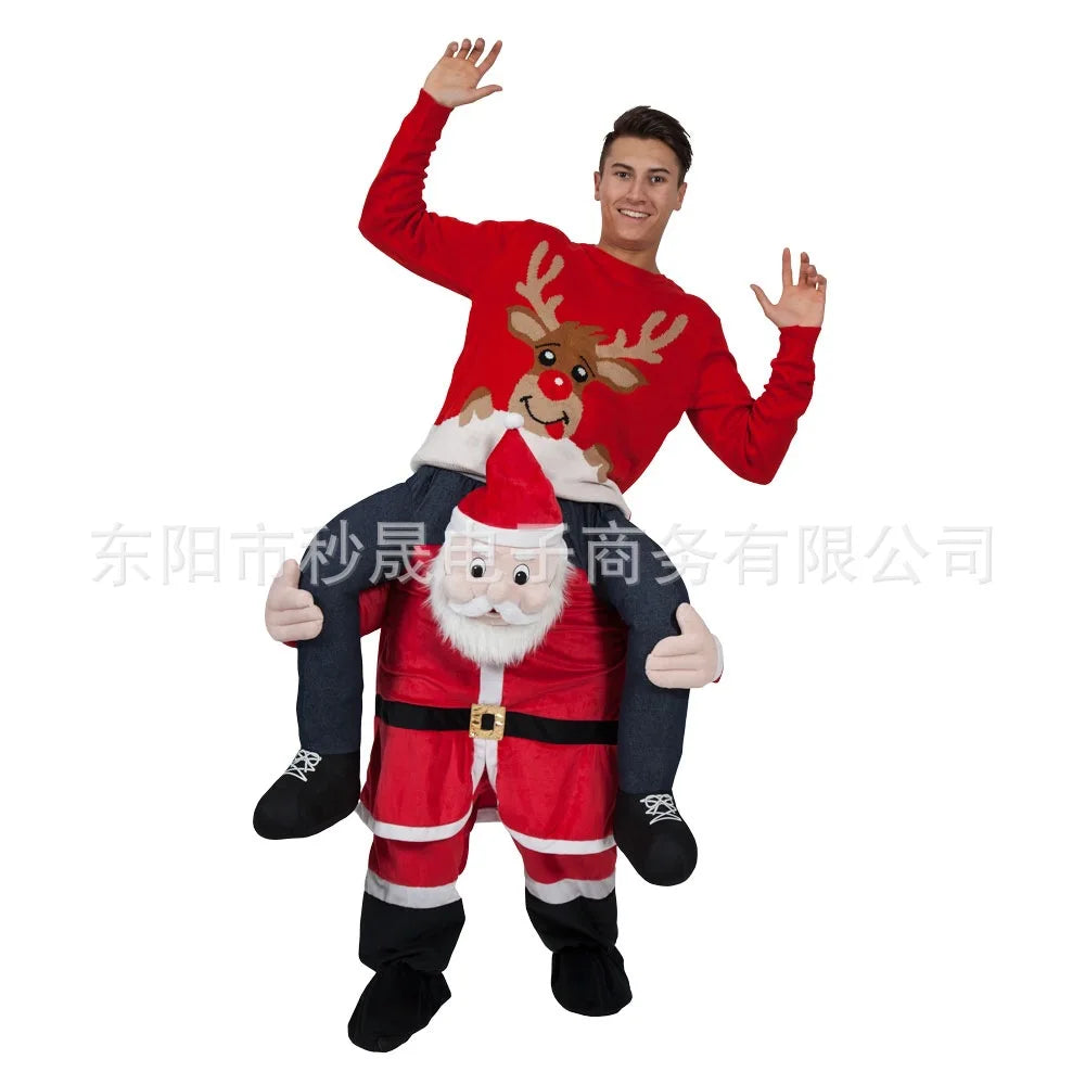 2023 New Animal Doll Prosthetic Leg Pants Halloween Spoof Costume Magic Back Pants