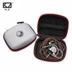 KZ Bluetooth-compatible Earphone Storage Bag Square Headset Box Travelling Protective Earphones Case Accessories Black Silver