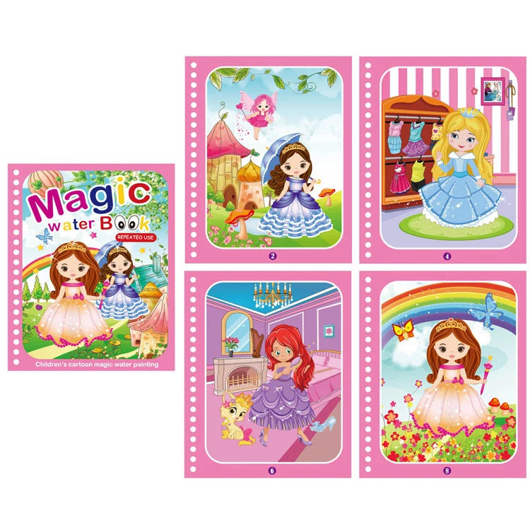 NEW Magic Water Drawing Books Coloring Books Painting Toys for Birthday Christmas New Year Gift for Boys and Girls