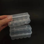 Mini Microtube Storage Box Clear Vial Storage Case Stackable Freezer Tube Box Diabetic Supplies Refill Bottle Pixelated Life