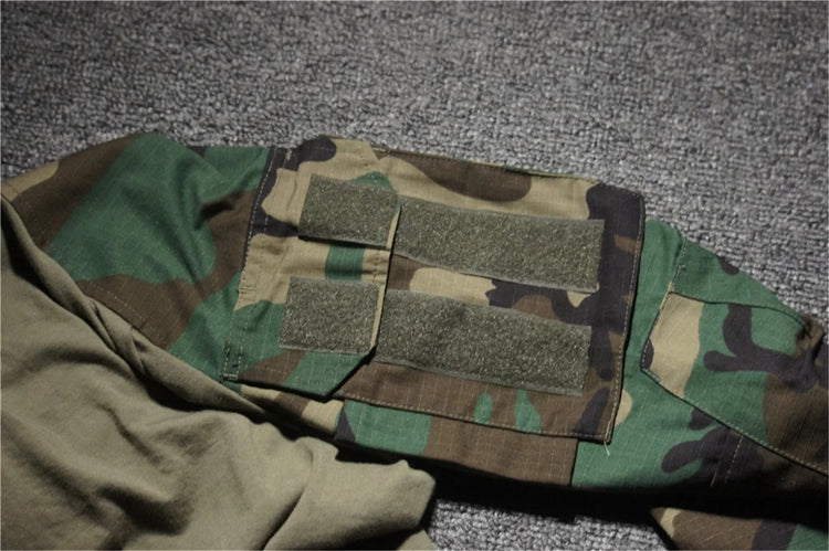 M81 Woodland camouflage GEN3 G3 TrainingTactical Hunting Combat training special force Frog suit Long sleeved+long pants ﻿