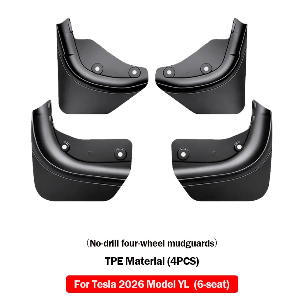 For Tesla Model Y Model 3 Highland 2026 Accessories Mud Flaps Stay Clean Protect Paint Military Grade All Weather Splash Guards
