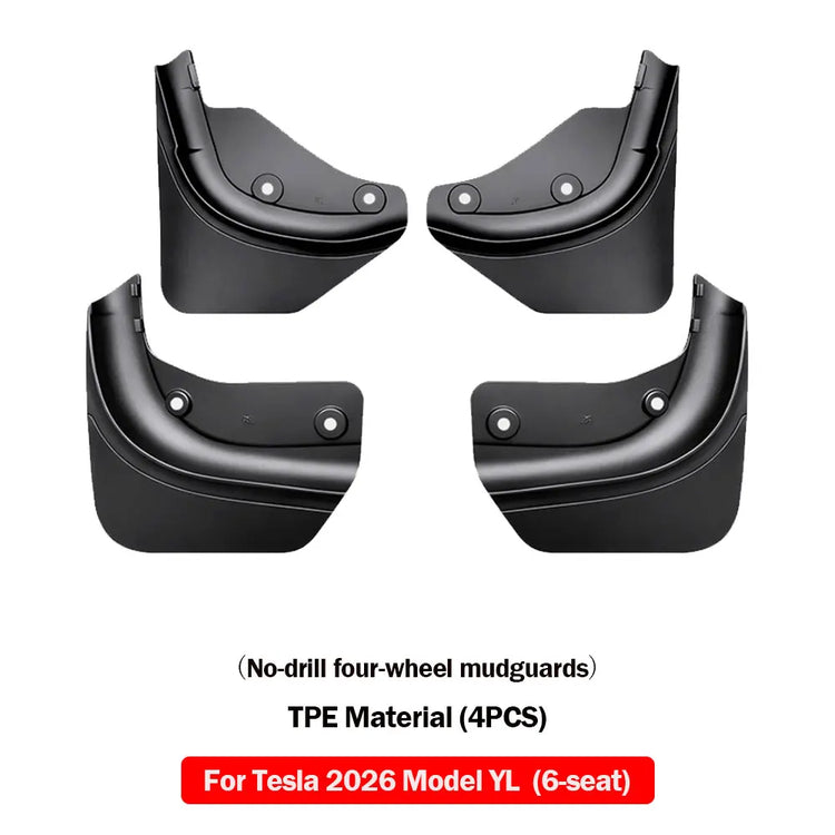 For Tesla Model Y Model 3 Highland 2026 Accessories Mud Flaps Stay Clean Protect Paint Military Grade All Weather Splash Guards