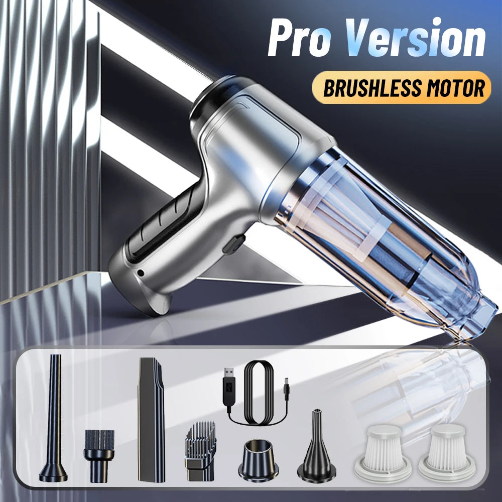 Car Vacuum Cleaner 95000PA High Power Wireless Handheld Vacuum Cleaner Cordless Powerful Hand Vacuum Cleaner Blower for Car Home