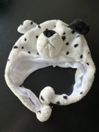Fashionable Children's Winter Hat Plush Tiger Head Design Scarf Neck Protection Halloween Performance Cap Kids Warm Cozy Hat