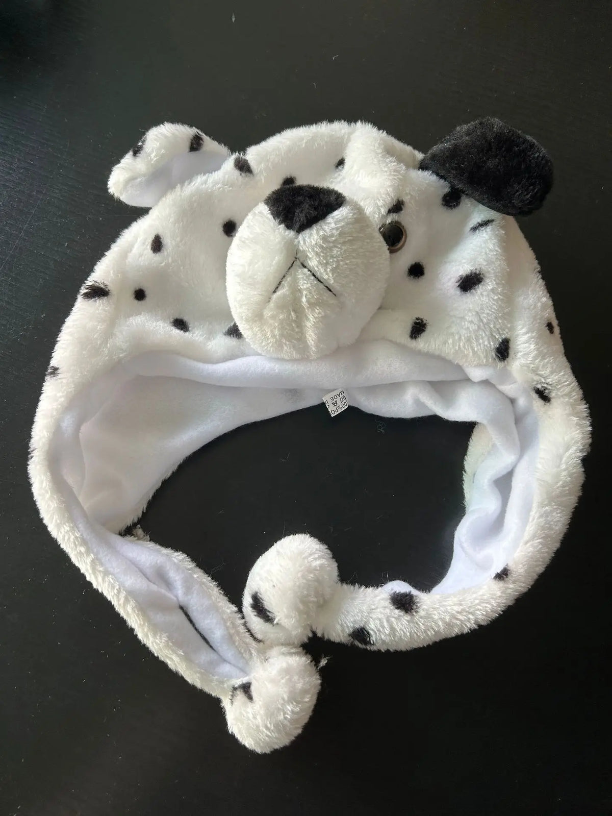 Fashionable Children's Winter Hat Plush Tiger Head Design Scarf Neck Protection Halloween Performance Cap Kids Warm Cozy Hat
