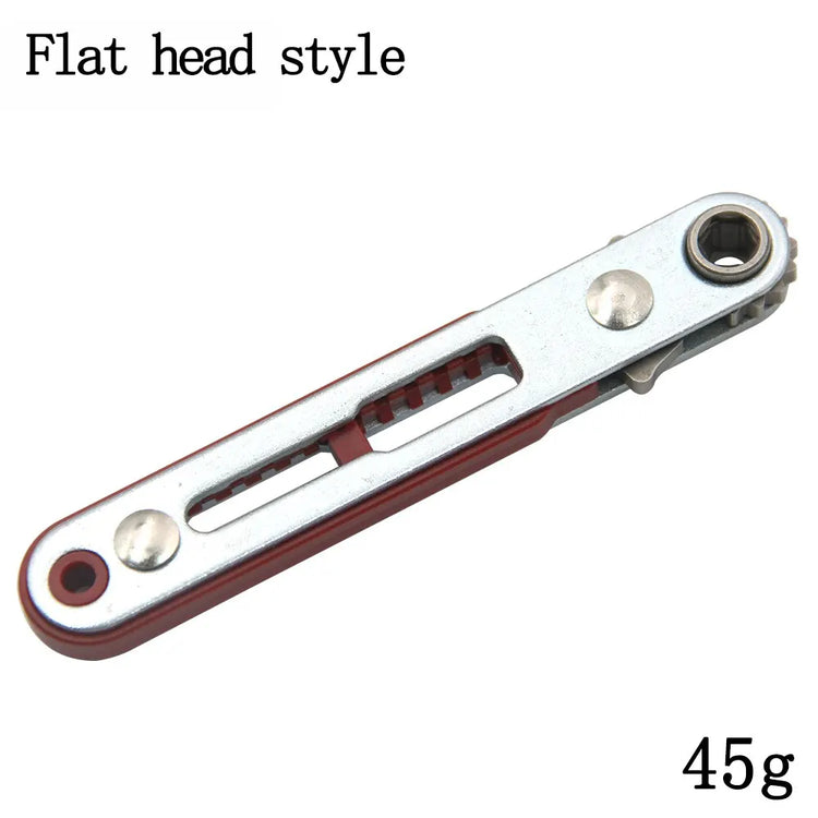 Multifunctional Bidirectional Forward and Reverse Ratchet Screwdriver Elbow Flat Head Wrench Cross Screwdriver Slotted Tool