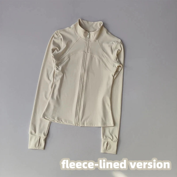 Women's Sports Jackets Quick-drying Running Training Coat Fitness Top Gym Jacket Long Sleeve Sports Jacket Workout Sweatshirt