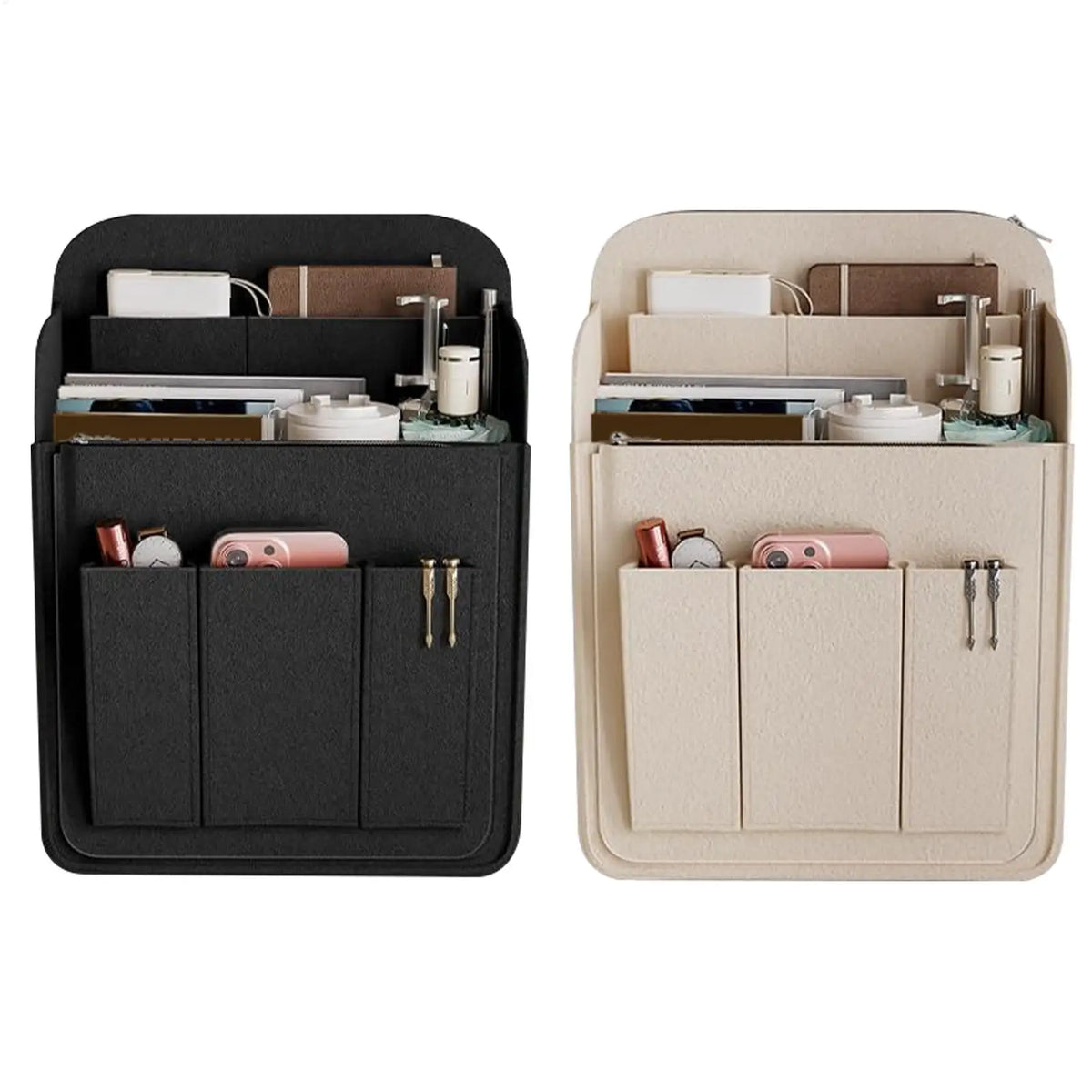 Bookbag Organizer Insert Large Capacity Portable Backpack Storage Bag Multi Pockets Rucksack Tidy Pouch for Cosmetics Phone